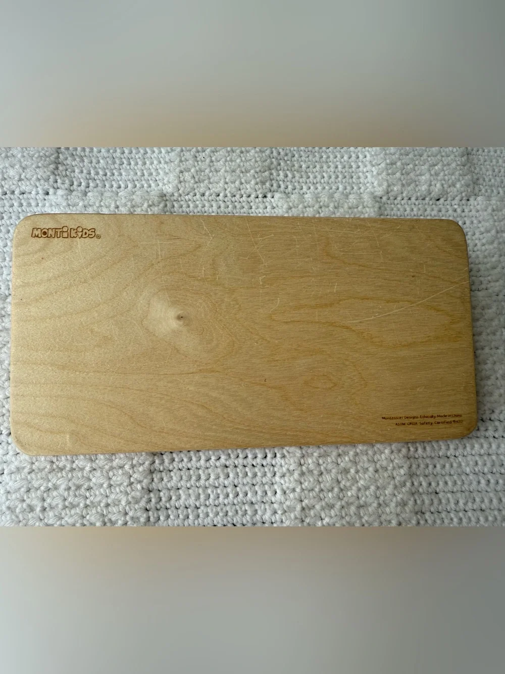 Monti Kids Wooden Peg Box Toy